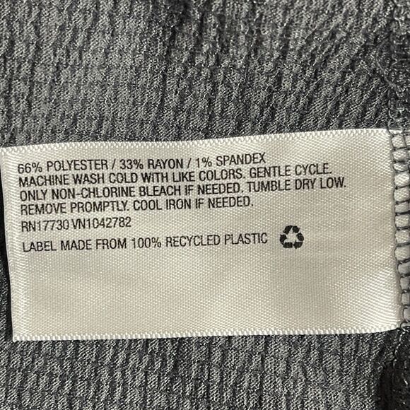 Wild Fable Dress Womens Large Gray Boho Sleeveless Tie Stretch Fit Flare - Picture 4 of 5